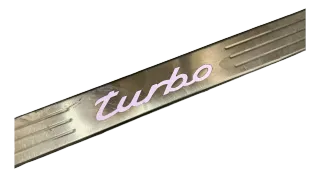 Turbo Einstiegsleiste beleuchtet Edelstahl Porsche Cayenne 9PA 957 07-10 95555198002 - Bild 3