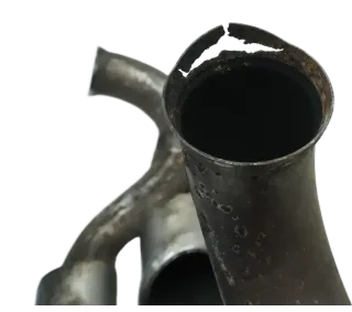 Turbo Endrohre Original Porsche Cayenne Turbo 9PA 957 4.8 V8 07-10 - Bild 6