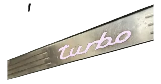Turbo Einstiegsleiste beleuchtet Edelstahl Porsche Cayenne 9PA 957 07-10 95555198002 - Bild 2