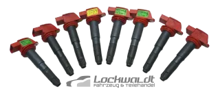 Zündspule 8x Stabspule Porsche Cayenne 92A 958 9PA 957 V8 Turbo 94860210414 - Bild 1