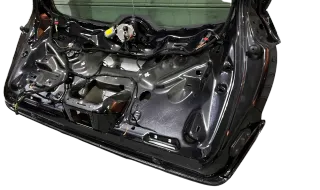 US Heckklappe Porsche Cayenne GTS 958 92A Kofferraumklappe LC9X Schwarz - Bild 9