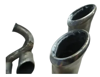 Turbo Endrohre Original Porsche Cayenne Turbo 9PA 957 4.8 V8 07-10 - Bild 7
