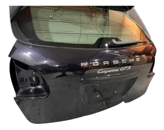US Heckklappe Porsche Cayenne GTS 958 92A Kofferraumklappe LC9X Schwarz - Bild 3