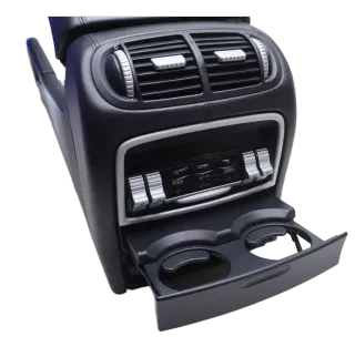Mittelkonsole Mittelarmlehne Leder schwarz Porsche Cayenne 9PA 955 957 7L5863239 8YR - Bild 9
