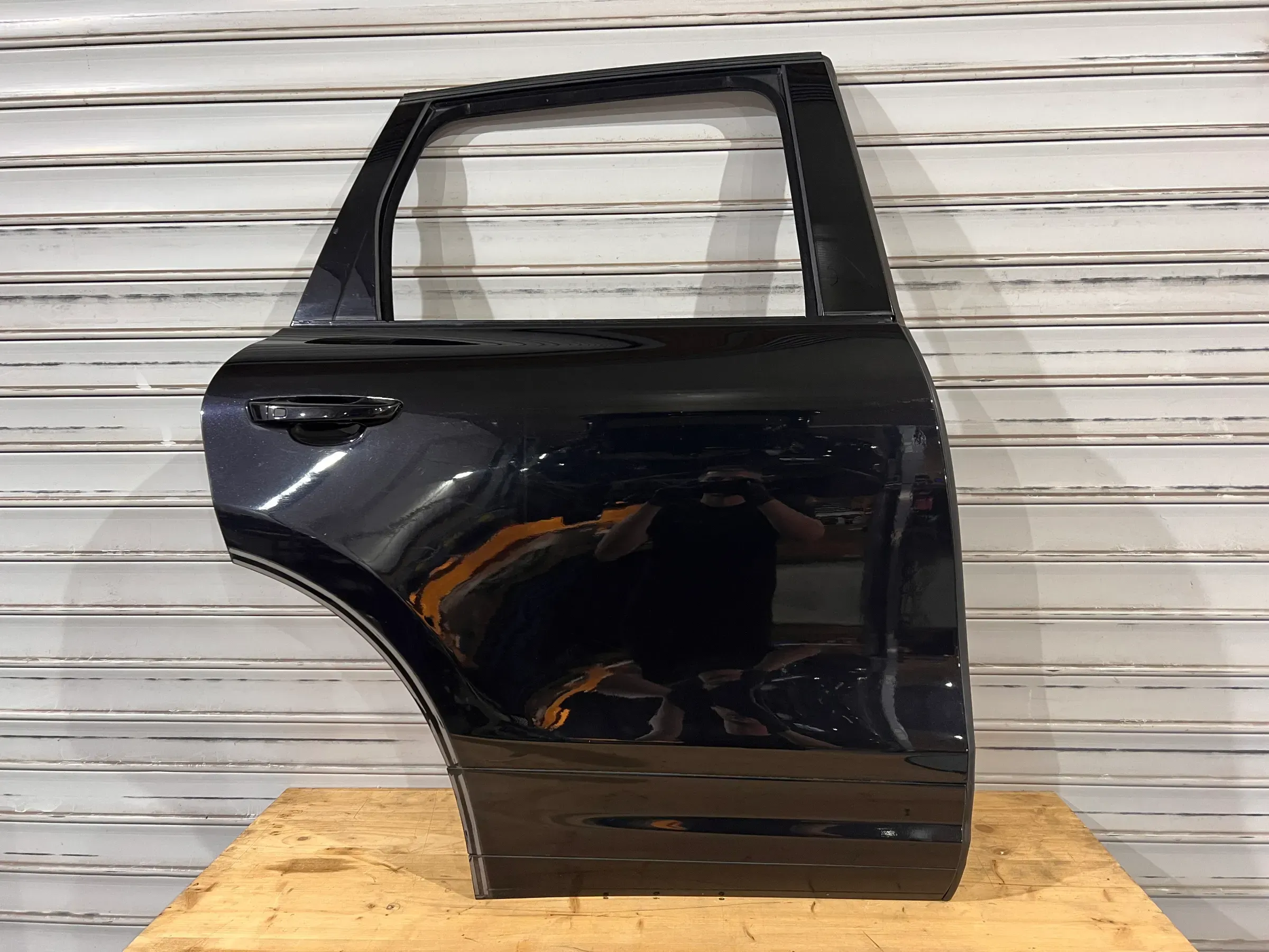 Tür hinten Rechts Porsche Cayenne 92A 958 C9X Deepblack 958833056 95853301200 - Bild 1