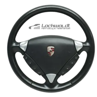 Lenkrad Heizung Leder Schwarz Tiptronic Porsche Cayenne 9PA 957 7L5419091AT - Bild 1