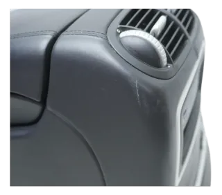 TURBO Prägung Mittelarmlehne Leder schwarz Porsche Cayenne 9PA 955 957 7L5863239 8YR - Bild 4