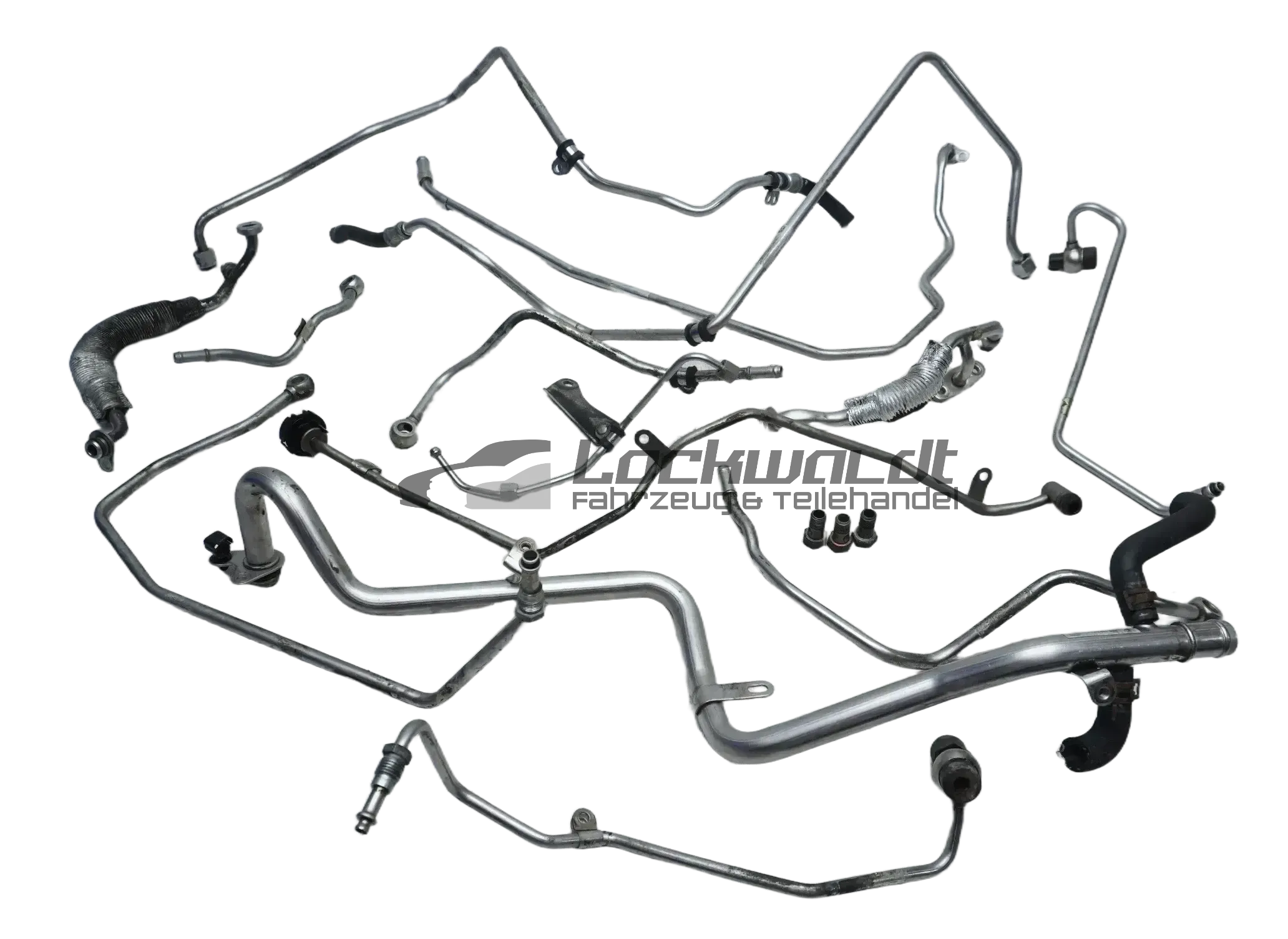 Wasser Öl Leitungen Turbolader Links Rechts Porsche Cayenne Turbo 4.8 9PA 957 - Bild 1
